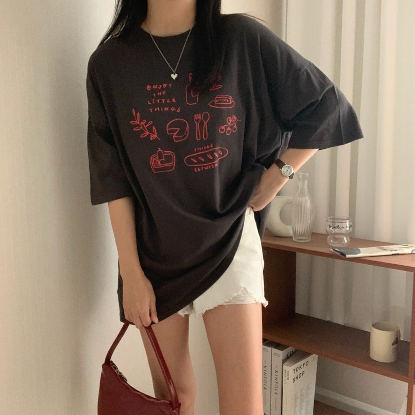 FROMJINI韓國直郵㊣女士新款職業人氣推薦時尚25春夏熱賣T恤FROMJINIT恤
