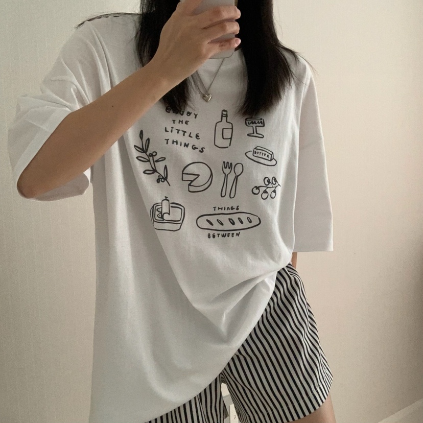 FROMJINI韓國直郵㊣女士新款職業人氣推薦時尚25春夏熱賣T恤FROMJINIT恤圖色1