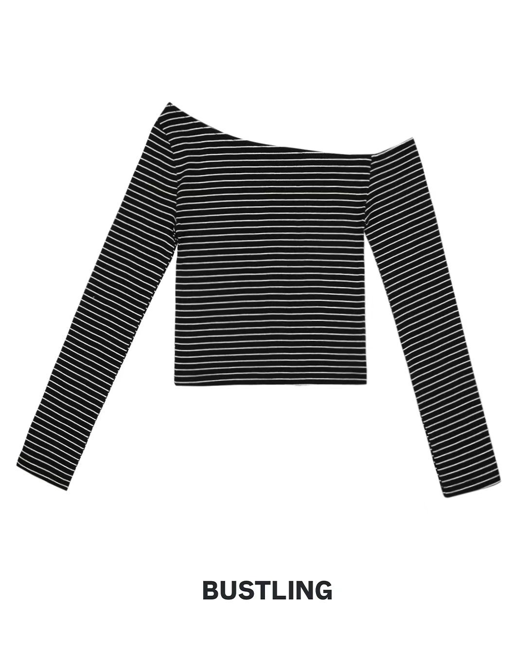 BUSTLING東大門㊣直郵女裝新款時尚休閑推薦真品熱賣長袖T恤BUSTLING長袖T恤圖色1
