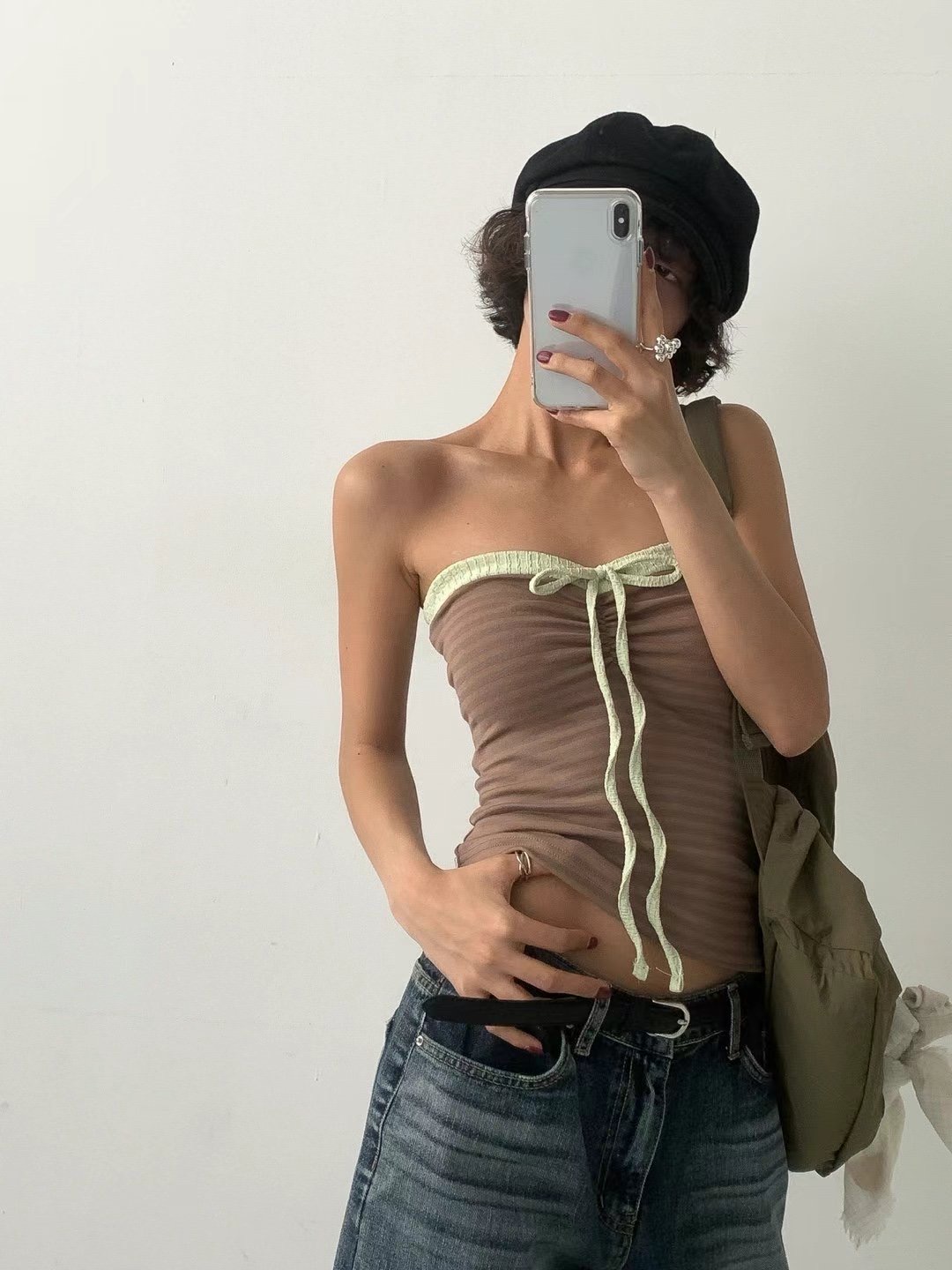 BUSTLING東大門㊣實拍女裝新款熱賣25春夏職業人氣吊帶背心BUSTLING吊帶/背心