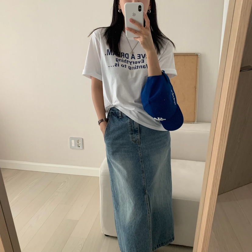 HELLO JINI東大門㊣實拍女士新款推薦休閑熱賣真品25春夏T恤HELLO JINIT恤