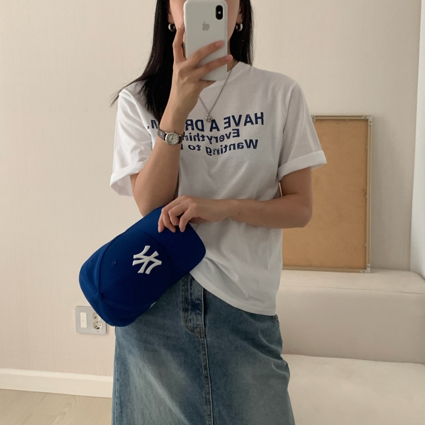 HELLO JINI東大門㊣實拍女士新款推薦休閑熱賣真品25春夏T恤HELLO JINIT恤