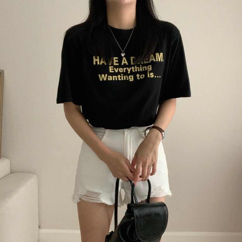 HELLO JINI東大門㊣實拍女士新款推薦休閑熱賣真品25春夏T恤HELLO JINIT恤