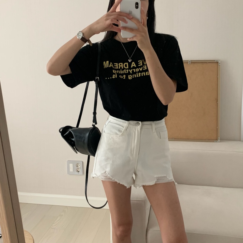 HELLO JINI東大門㊣實拍女士新款推薦休閑熱賣真品25春夏T恤HELLO JINIT恤