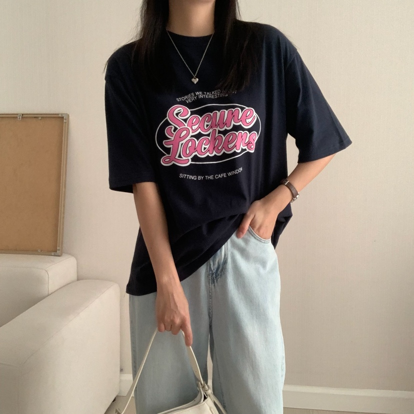HELLO JINI韓國代購㊣女裝新品人氣真品職業推薦25春夏T恤HELLO JINIT恤