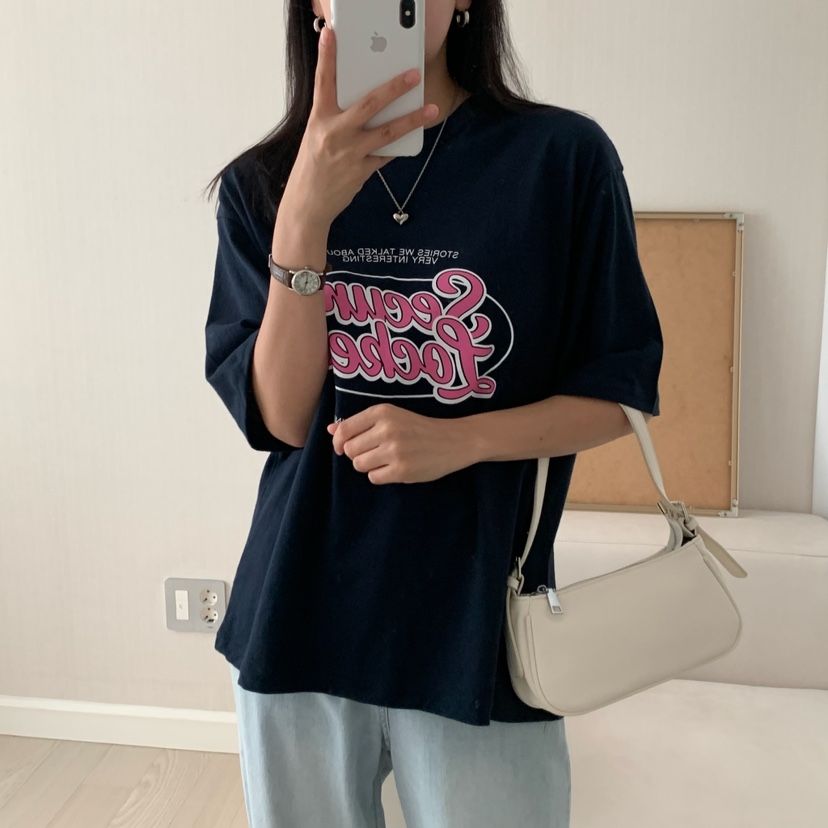 HELLO JINI韓國代購㊣女裝新品人氣真品職業推薦25春夏T恤HELLO JINIT恤