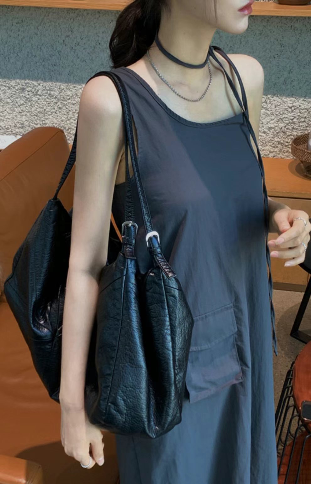 BUSTLING韓國代購㊣女裝新品時尚熱賣職業人氣25春夏連衣裙BUSTLING連衣裙
