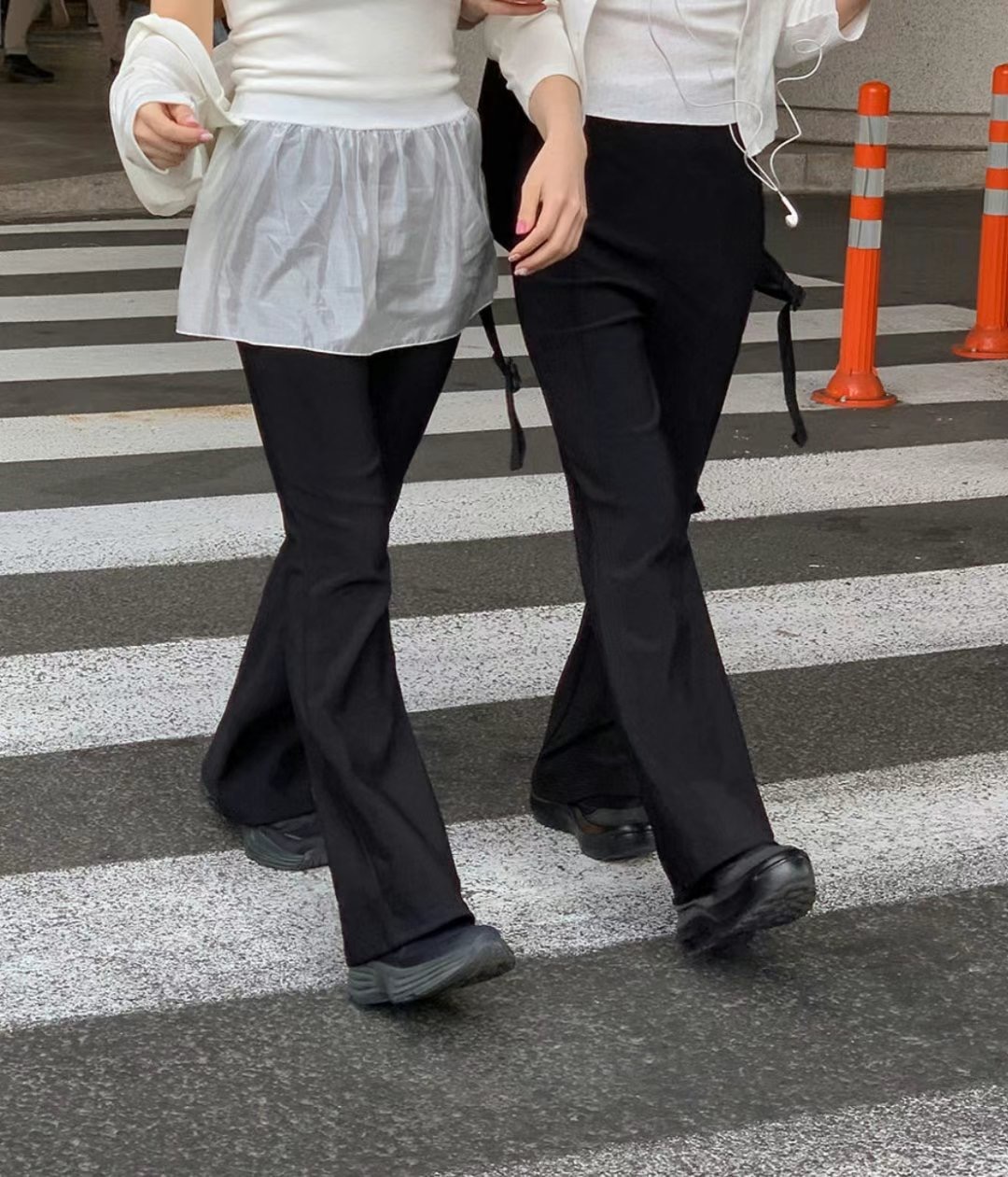 BUSTLING東大門㊣直郵女裝新款真品休閑推薦職業25春夏休閑褲BUSTLING休閑褲