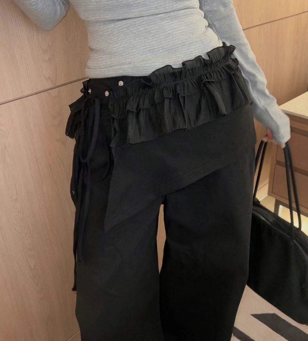 BUSTLING東大門㊣實拍女裝新品熱賣25春夏職業人氣休閑短裙BUSTLING短裙