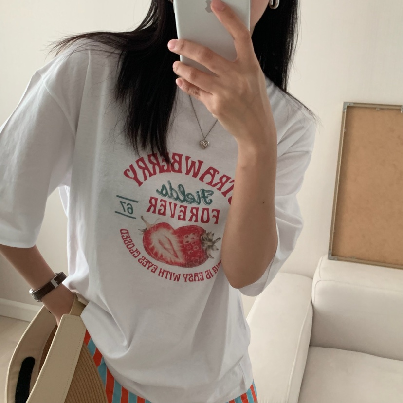 FROMJINI東大門㊣代購女裝新款人氣25春夏時尚熱賣推薦休閑T恤FROMJINIT恤