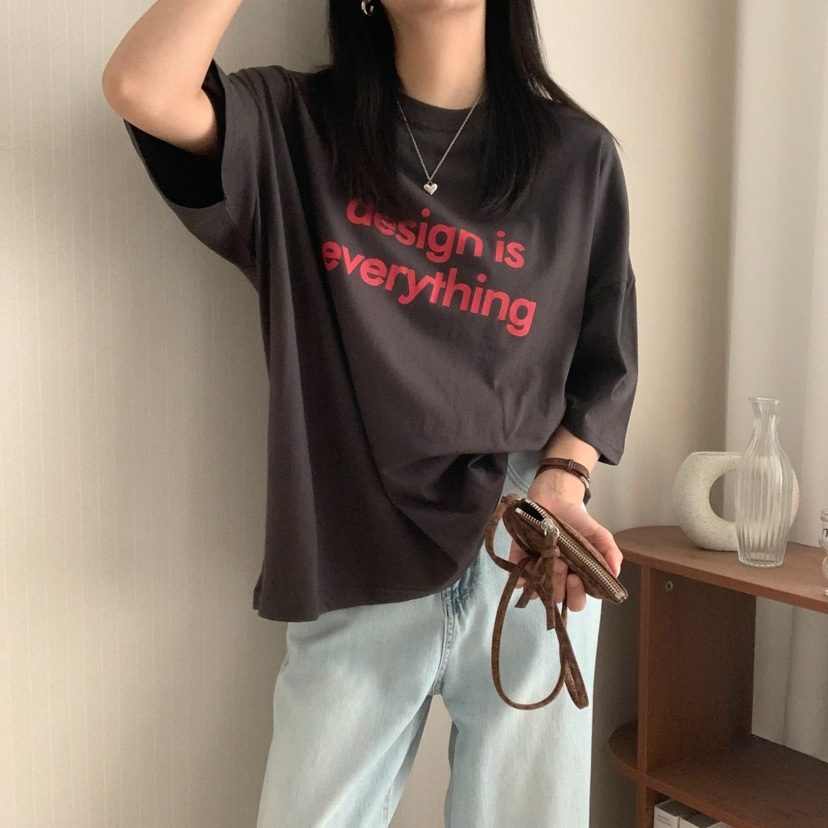 HELLO JINI韓國直郵㊣女裝新款熱賣推薦人氣休閑時尚25春夏T恤HELLO JINIT恤