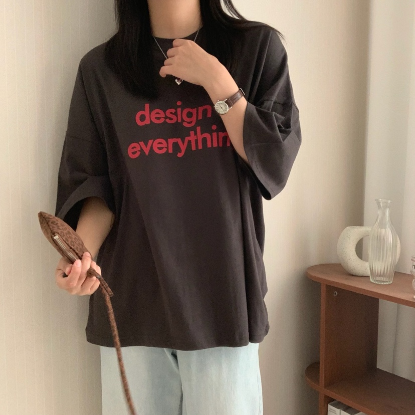 HELLO JINI韓國直郵㊣女裝新款熱賣推薦人氣休閑時尚25春夏T恤HELLO JINIT恤