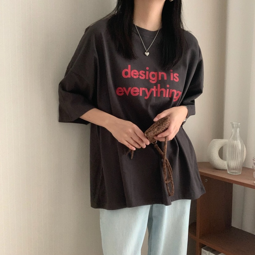 HELLO JINI韓國直郵㊣女裝新款熱賣推薦人氣休閑時尚25春夏T恤HELLO JINIT恤