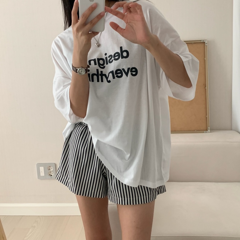 HELLO JINI韓國直郵㊣女裝新款熱賣推薦人氣休閑時尚25春夏T恤HELLO JINIT恤