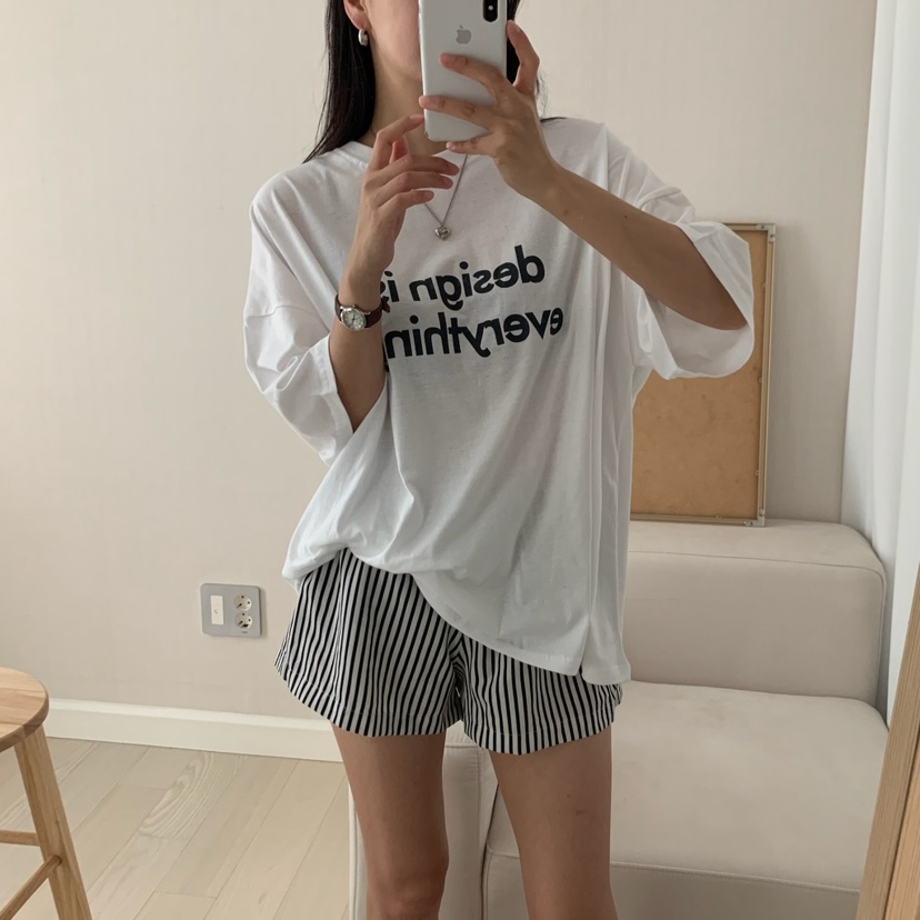 HELLO JINI韓國直郵㊣女裝新款熱賣推薦人氣休閑時尚25春夏T恤HELLO JINIT恤