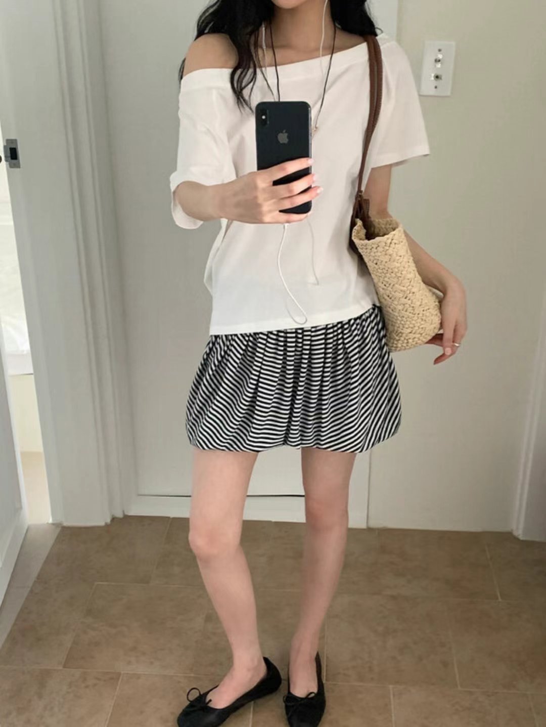 BUSTLING東大門㊣實拍女士新品時尚熱賣職業25春夏推薦短裙BUSTLING短裙