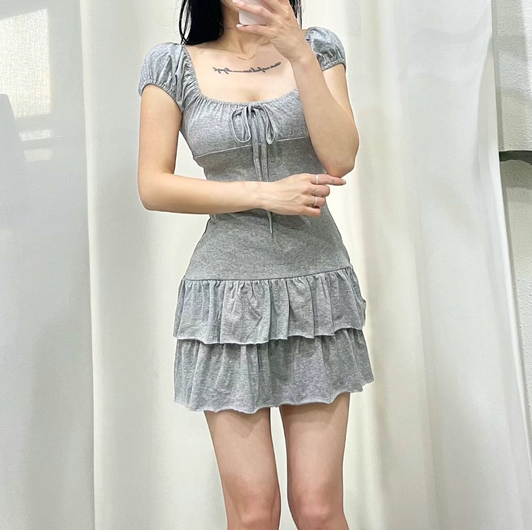 BOY MEET GIRL-T東大門㊣實拍女裝新品休閑時尚25春夏連衣裙BOY MEET GIRL-T連衣裙