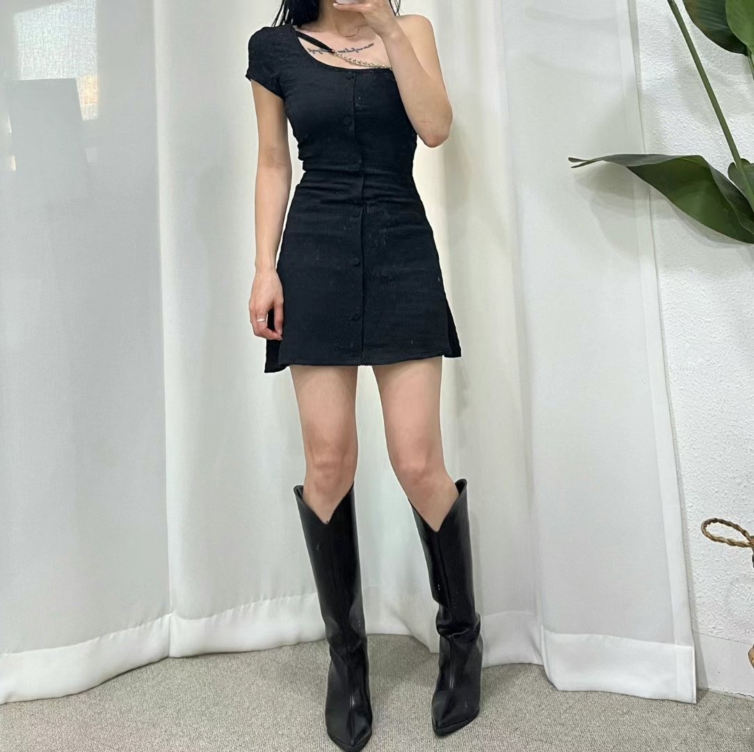 BOY MEET GIRL-T東大門㊣實拍女裝新款真品推薦人氣連衣裙BOY MEET GIRL-T連衣裙