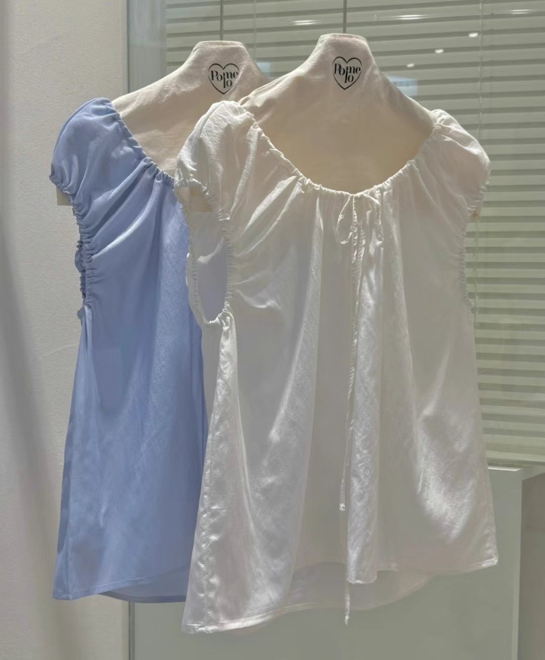POMELO韓國代購㊣女裝新款職業休閑人氣熱賣真品襯衫蕾絲衫POMELO襯衫/蕾絲衫圖色1左一色