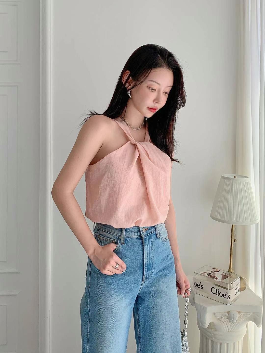 PINK PUMPKIN東大門㊣代購女裝新品25春夏推薦熱賣吊帶背心PINK PUMPKIN吊帶/背心