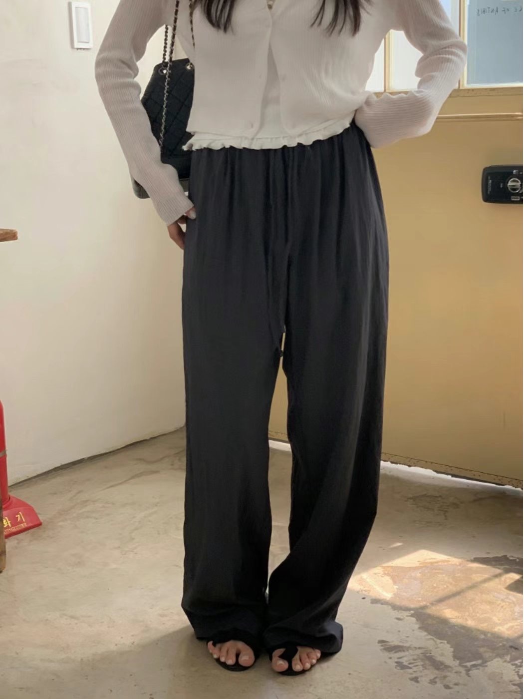 POMELO東大門㊣代購女裝新品人氣休閑真品熱賣推薦職業休閑褲POMELO休閑褲