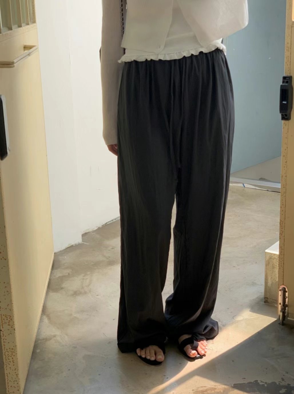 POMELO東大門㊣代購女裝新品人氣休閑真品熱賣推薦職業休閑褲POMELO休閑褲圖色3