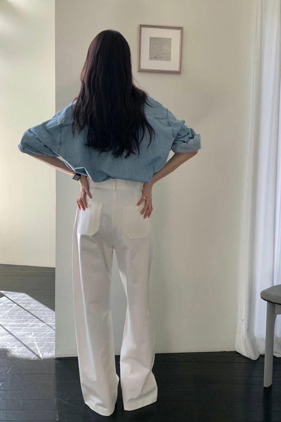 POMELO韓國直郵㊣女裝新款時尚職業人氣25春夏休閑熱賣休閑褲POMELO休閑褲