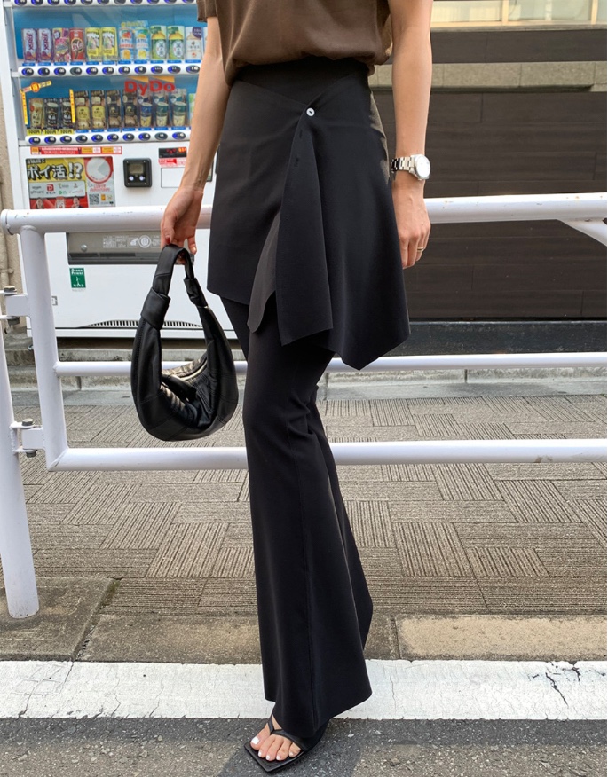 I BLLE東大門㊣代購女裝新品熱賣25春夏推薦時尚裙褲可拆卸I BLLE裙褲