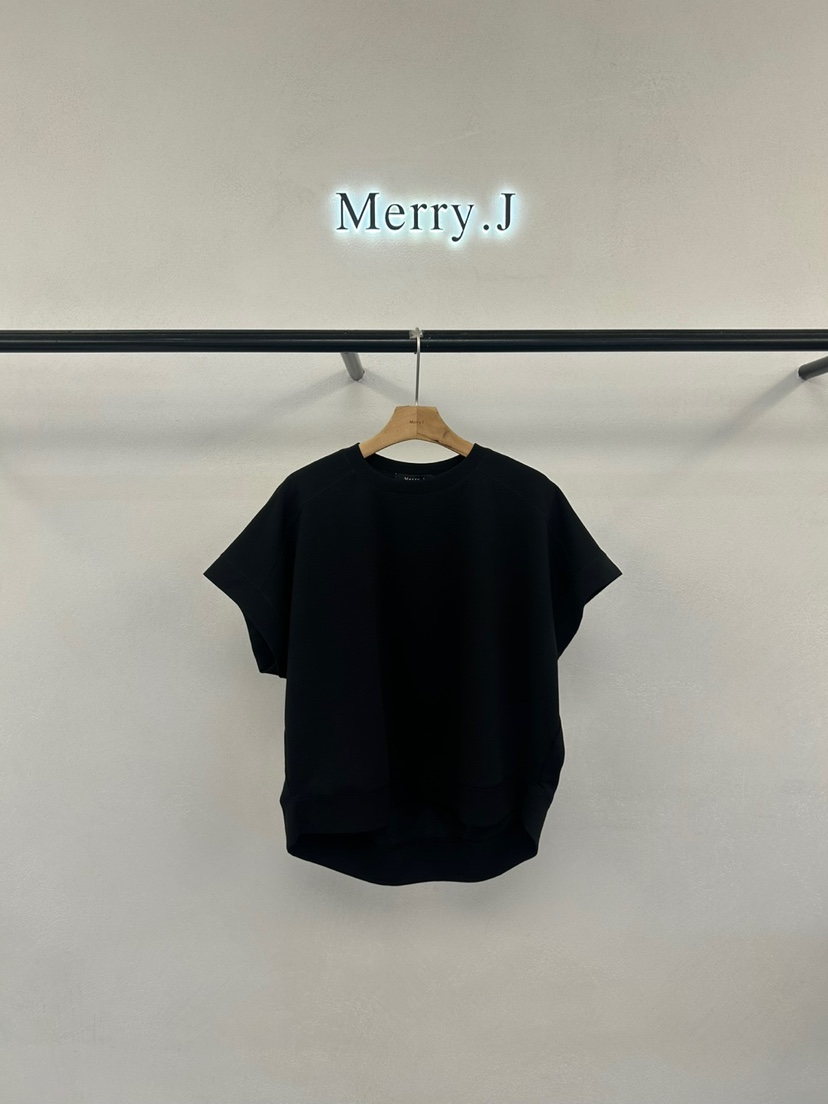 MERRY-J韓國直郵㊣女士新品熱賣25春夏真品推薦職業休閑T恤MERRY-JT恤圖色3