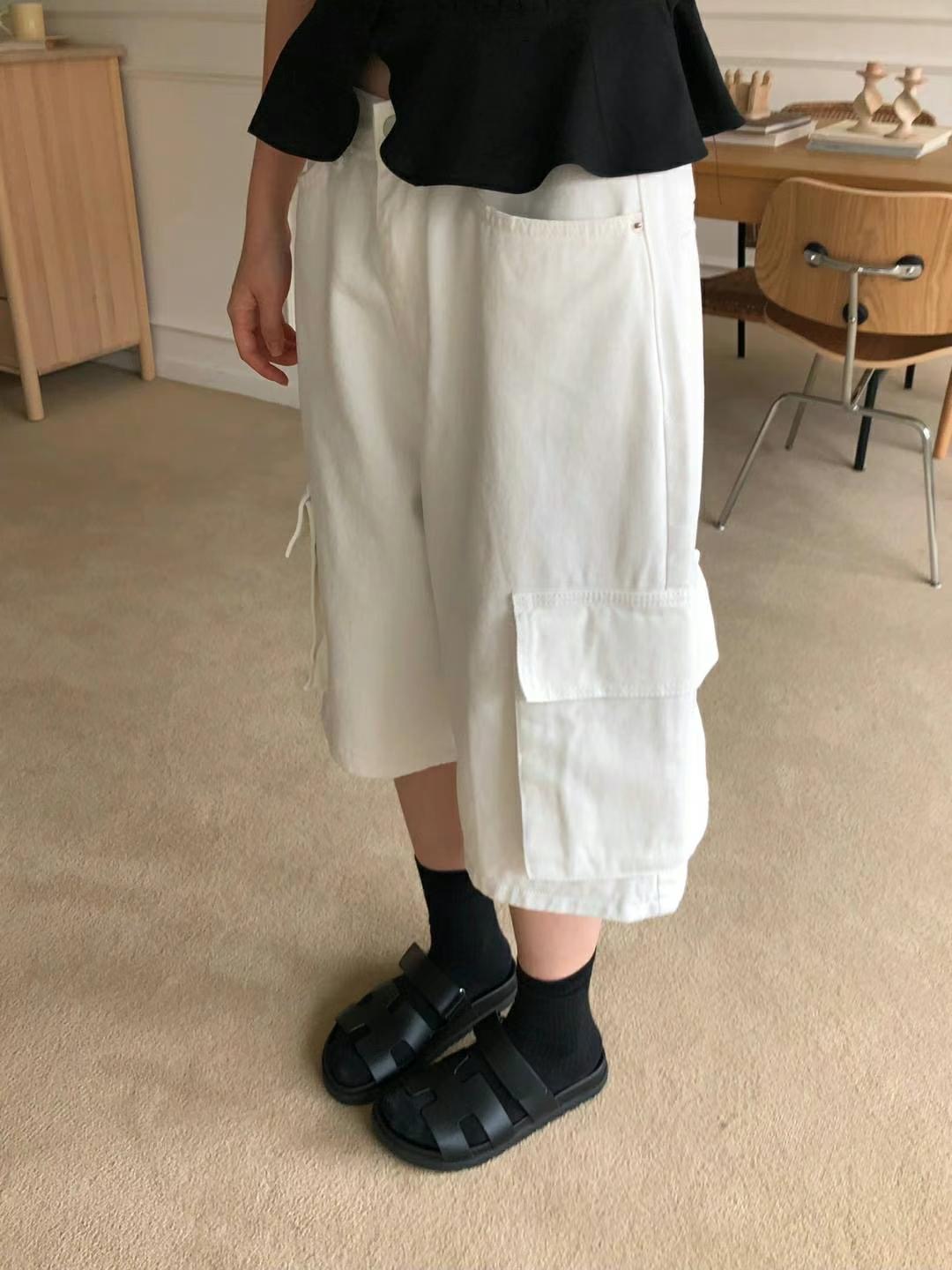 M.STORY東大門㊣直郵女士新品職業時尚熱賣25春夏休閑短褲M.STORY短褲