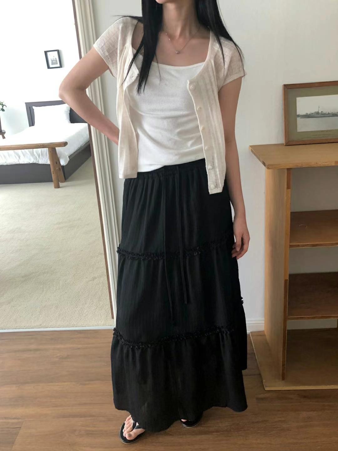 M.STORY韓國代購㊣女士新款推薦時尚真品熱賣休閑人氣長裙M.STORY長裙