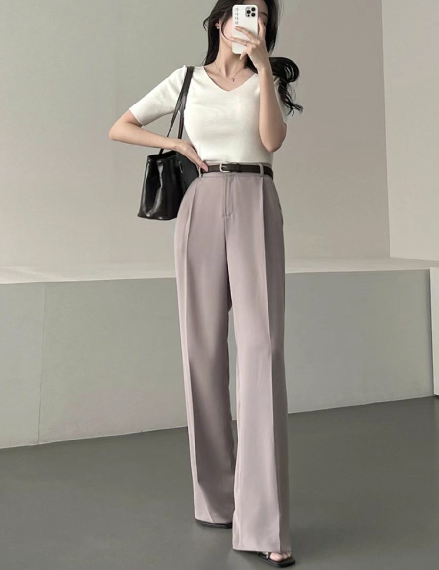 YUNI YUNI-유니유니-T東大門㊣實拍女裝新品25春夏休閑褲YUNI YUNI休閑褲