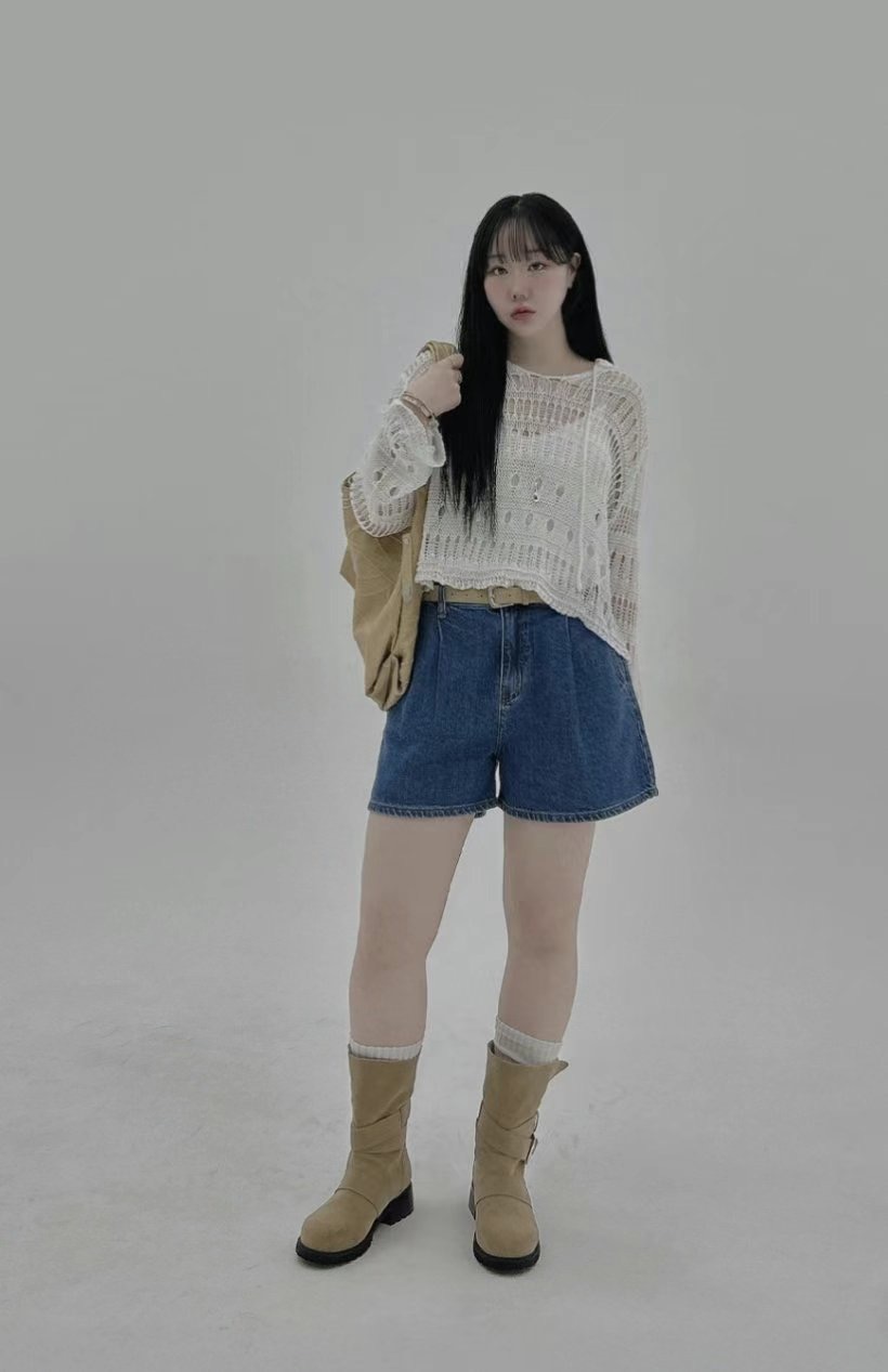 YUNI YUNI-유니유니-T東大門㊣直郵女裝新款25春夏真品短褲YUNI YUNI短褲