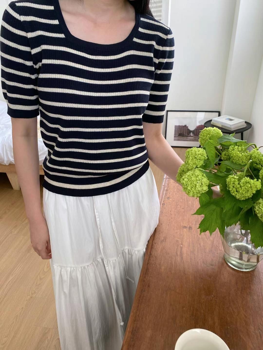 M.STORY韓國代購㊣女士新品真品休閑熱賣人氣職業時尚針織衫M.STORY針織衫