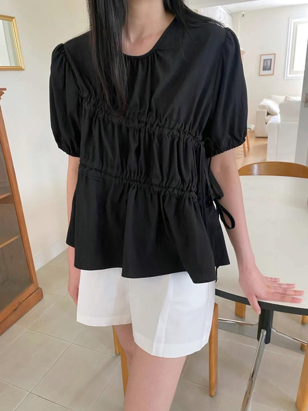 M.STORY東大門㊣直郵女裝新品真品熱賣時尚休閑襯衫蕾絲衫M.STORY襯衫/蕾絲衫圖色3
