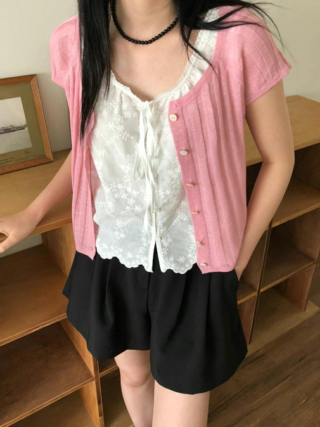 M.STORY東大門㊣代購女士新品人氣推薦針織衫不含內搭開衫M.STORY針織衫圖色2