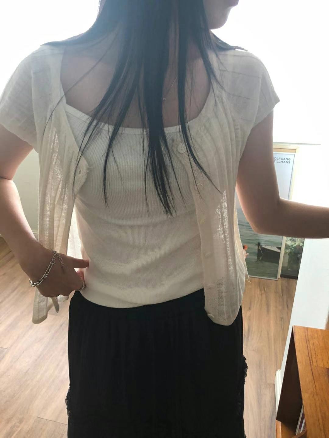 M.STORY東大門㊣代購女士新品人氣推薦針織衫不含內搭開衫M.STORY針織衫圖色3