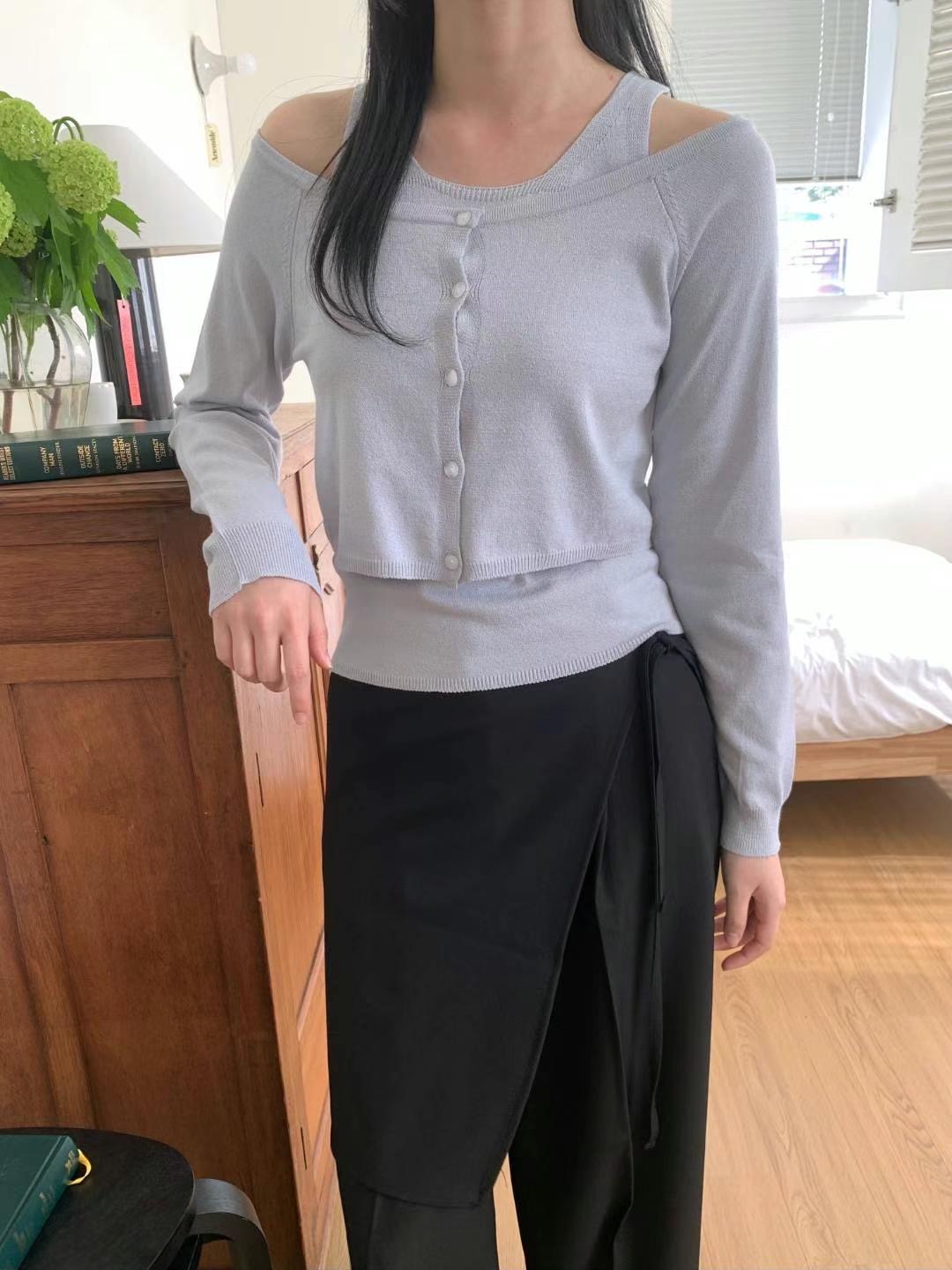M.STORY韓國代購㊣女裝新款職業人氣休閑熱賣真品25春夏套裝M.STORY套裝圖色1