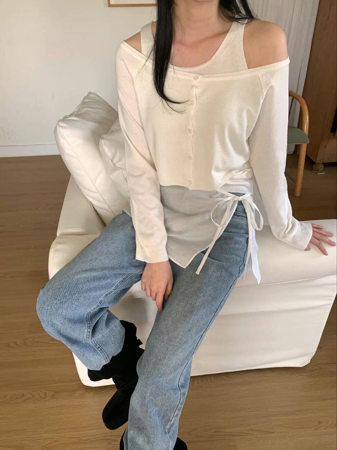 M.STORY韓國代購㊣女裝新款職業人氣休閑熱賣真品25春夏套裝M.STORY套裝圖色3