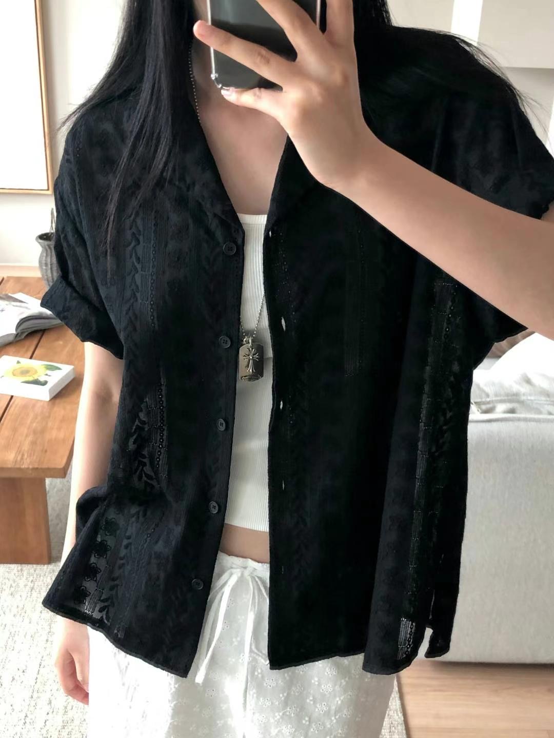 M.STORY韓國代購㊣女裝新款人氣推薦職業時尚休閑襯衫蕾絲衫M.STORY襯衫/蕾絲衫圖色1