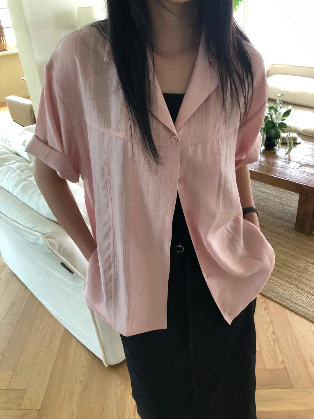 M.STORY東大門㊣直郵女裝新品25春夏時尚職業休閑襯衫蕾絲衫M.STORY襯衫/蕾絲衫圖色3