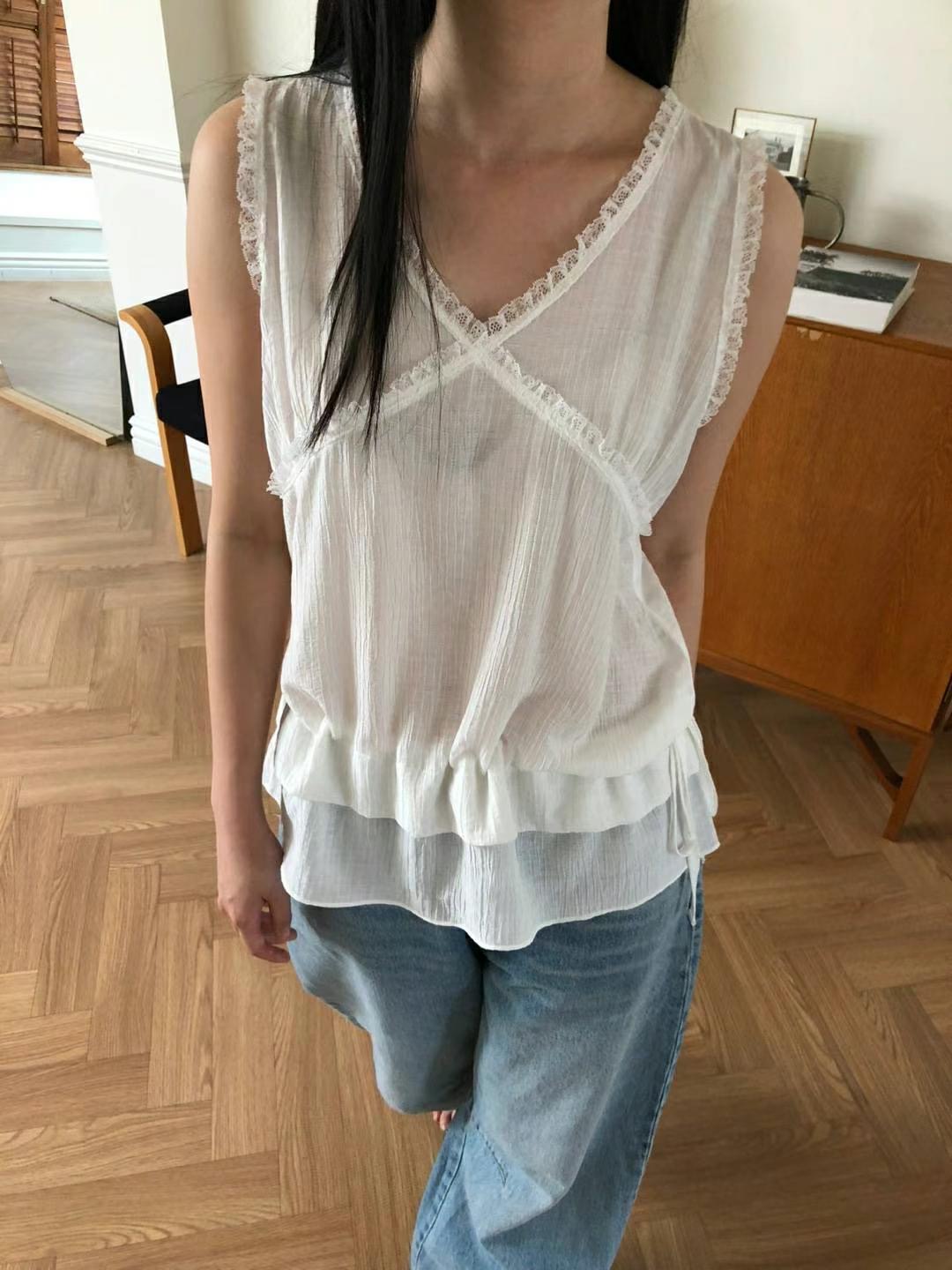 M.STORY東大門㊣代購女士新品人氣25春夏時尚休閑吊帶背心M.STORY吊帶/背心
