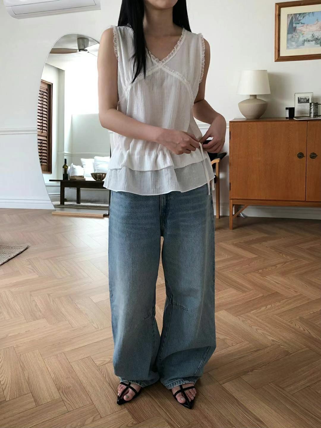 M.STORY東大門㊣代購女士新品人氣25春夏時尚休閑吊帶背心M.STORY吊帶/背心