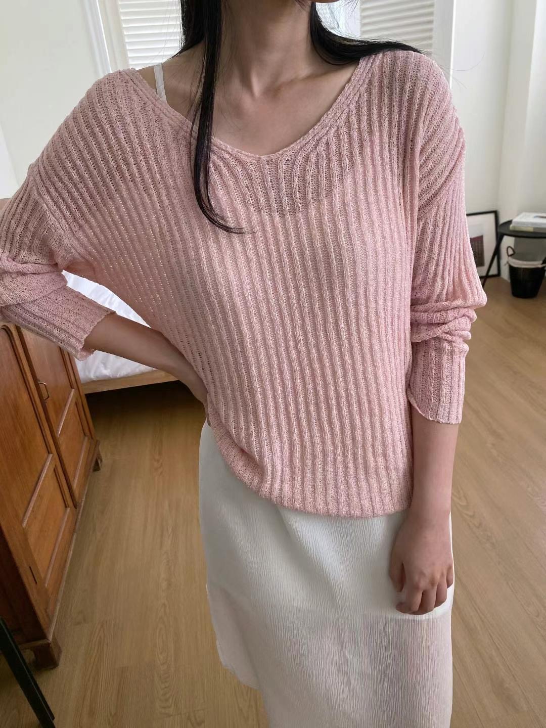 M.STORY東大門㊣直郵女裝新品職業25春夏人氣熱賣推薦針織衫M.STORY針織衫圖色3
