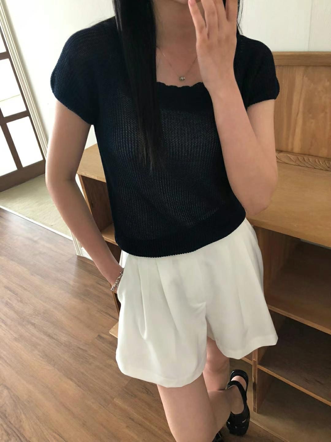 M.STORY韓國代購㊣女士新款真品人氣熱賣25春夏職業針織衫M.STORY針織衫圖色3