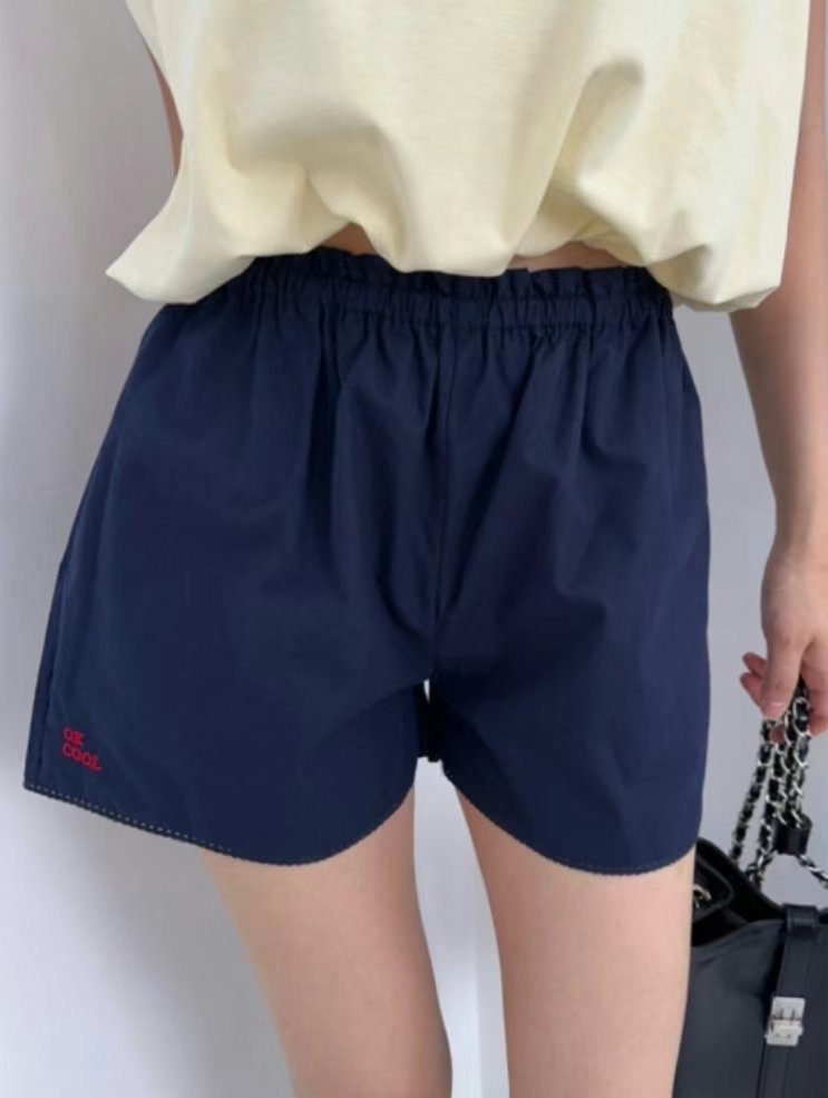 YUNI YUNI-유니유니-T東大門㊣實拍女裝新品25春夏短褲蕾絲YUNI YUNI短褲圖色3
