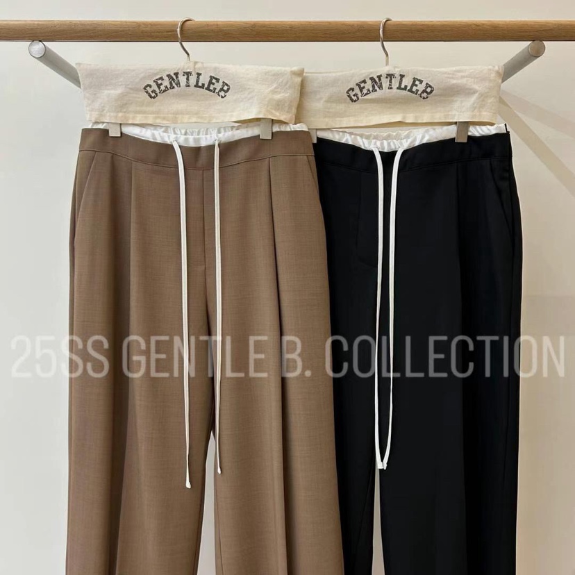 GENTLE B韓國代購㊣女士新款人氣職業推薦熱賣25春夏休閑褲GENTLE B休閑褲