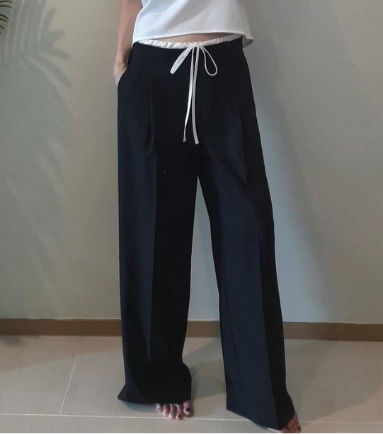 GENTLE B韓國代購㊣女士新款人氣職業推薦熱賣25春夏休閑褲GENTLE B休閑褲圖色2