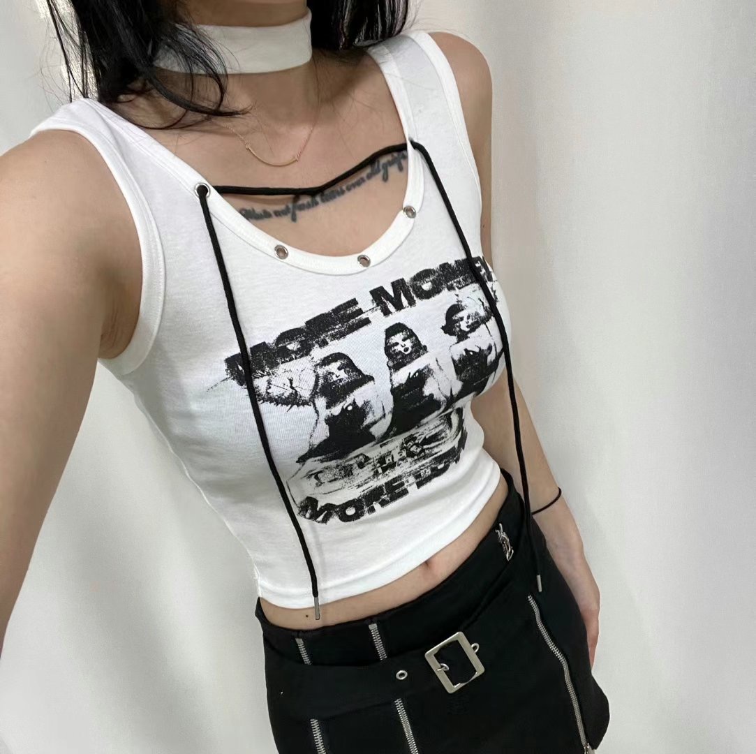 BOY MEET GIRL-T韓國直郵㊣女士新品職業25春夏吊帶背心BOY MEET GIRL-T吊帶/背心