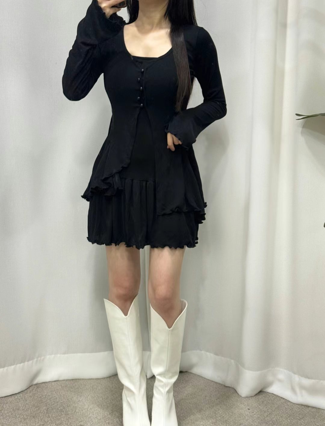 BOY MEET GIRL-T東大門㊣實拍女裝新款休閑人氣套裝套裝BOY MEET GIRL-T套裝圖色2